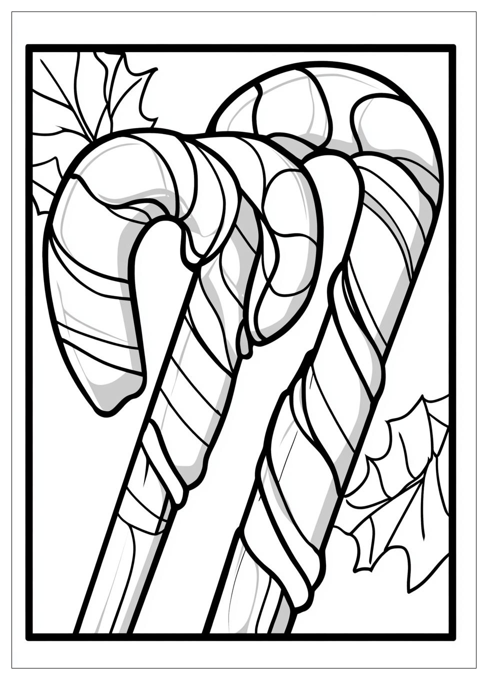 Zuckerstange Ausmalbilder 4