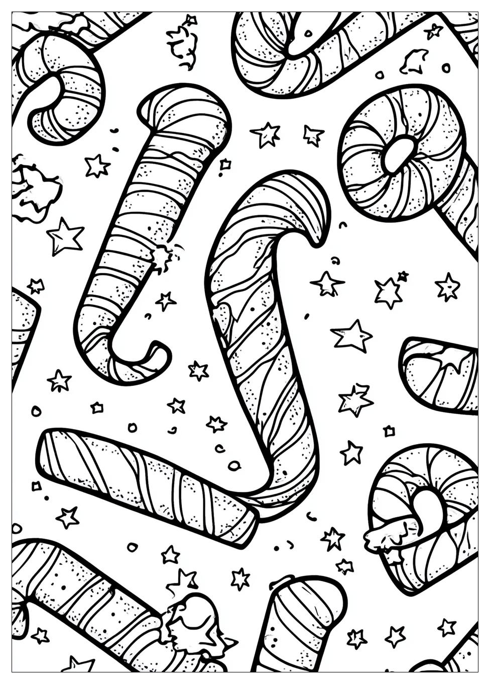 Zuckerstange Ausmalbilder 7