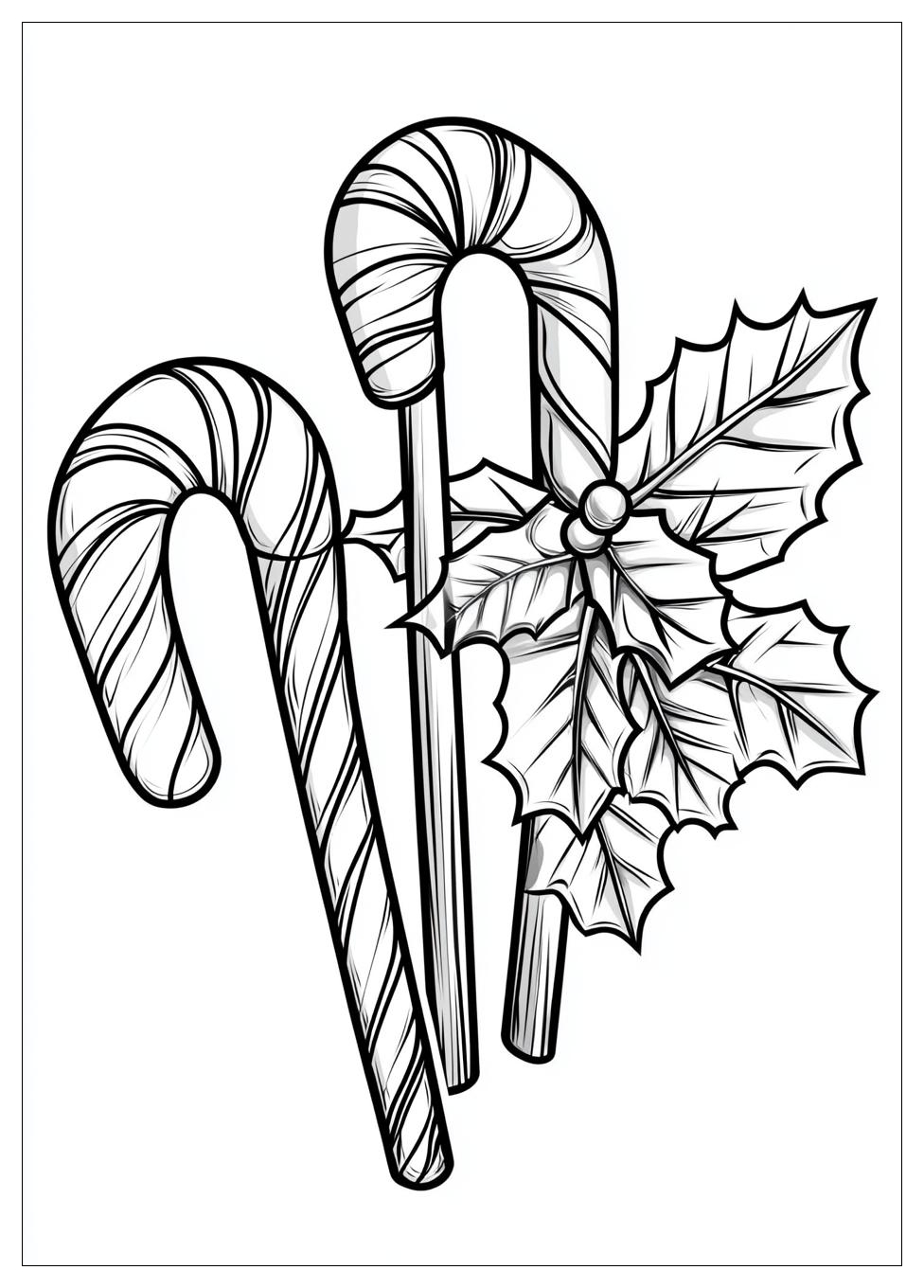 Zuckerstange Ausmalbilder 9